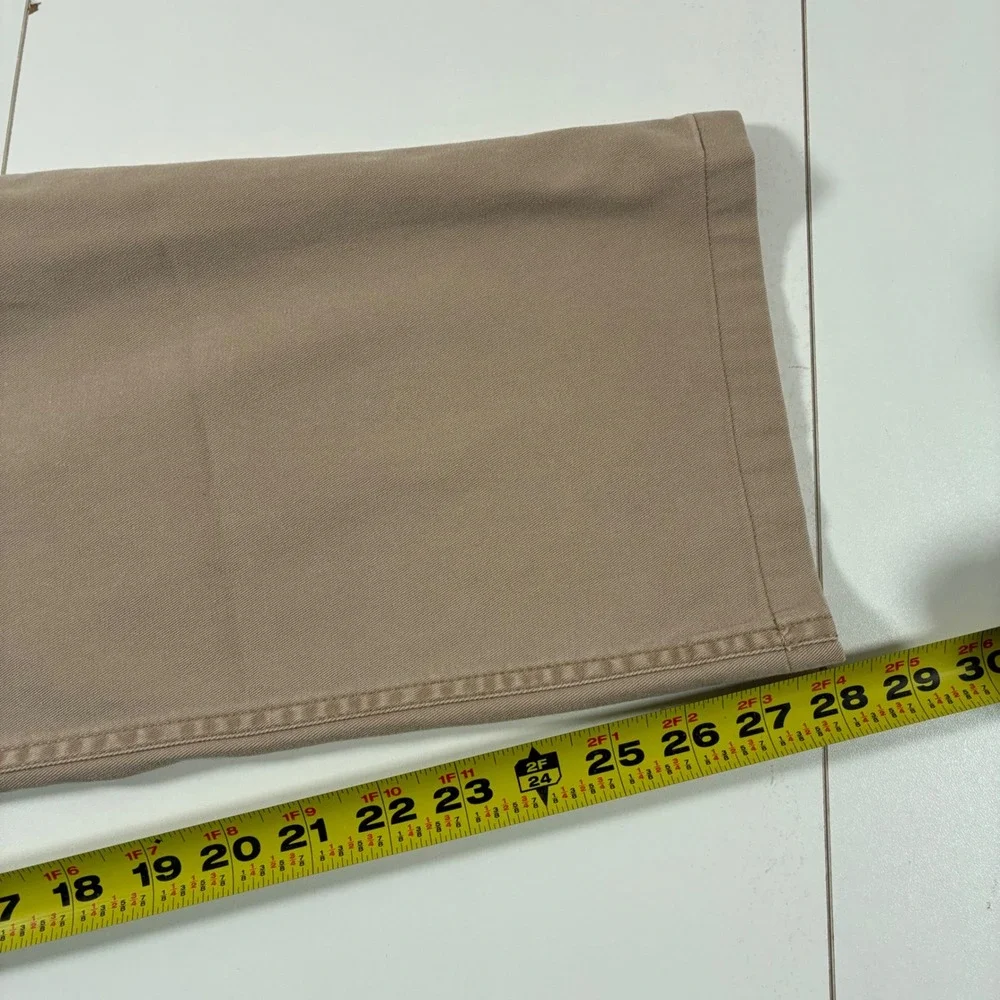 Polo Ralph Lauren 650 Straight Pants 40x28 Tan Khaki Cotton Twill 5 Pocket